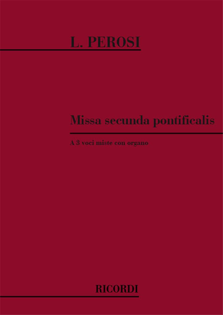 Missa Secunda Pontificalis